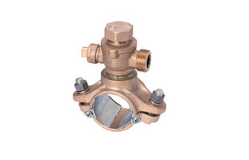 サドル付分水栓 前澤オリジナル（Ｍ型）Ｂ（コック式） 鋳鉄管（ＣＩＰ）用｜前澤給装工業株式会社